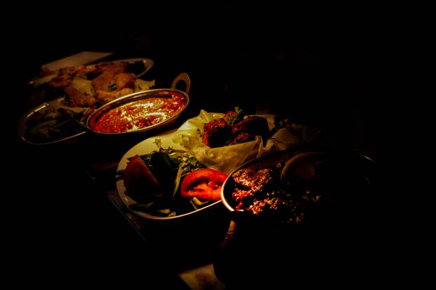 Signature Indian fusion dish with royal plating style at 1947 Indianapolis restaurant